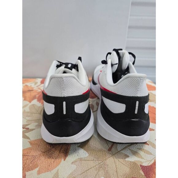 Nike Air Zoom Structure 25 White Red Running Shoes DJ7883-106 Men's Size 14 - Picture 5 of 8